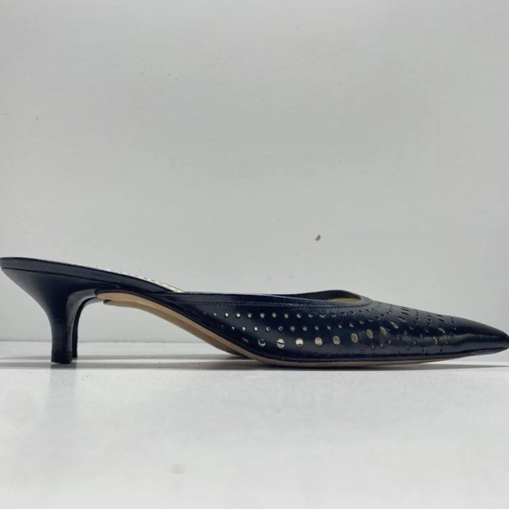 Cole Haan Black Kitten Heel Mules - Picture 6 of 7